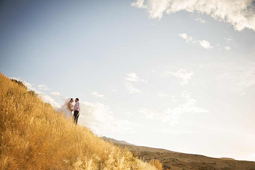Wedding Anniversary Portraits with Blue Skies and Golden Fields | Meet Amanda Howse | Tacoma Senior Portrait Photographer