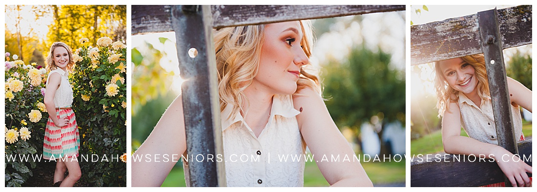 Beautiful Senior Portraits by a Rustic Fence at Wild Hearts Farm with Senior Photographer Amanda Howse
