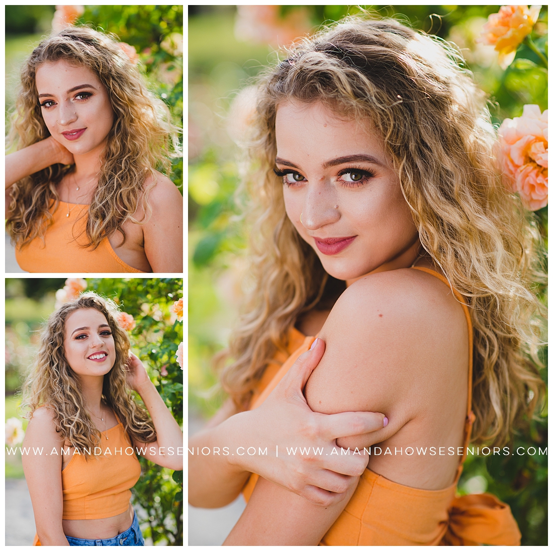 Point Defiance Senior Portrait Session with Golden Light and Mustard Yellow Outfit Inspiration Photographed by Tacoma Senior Photographer Amanda Howse