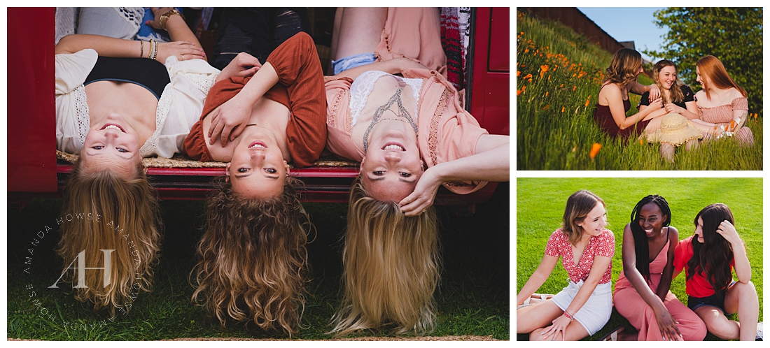 Fun poses and BFF shoots for 2021 Senior Model Team | Amanda Howse Photography