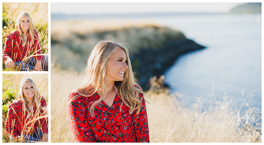 Gorgeous Senior Photos at Dunes Park in Tacoma photographed by Tacoma Senior Photographer Amanda Howse