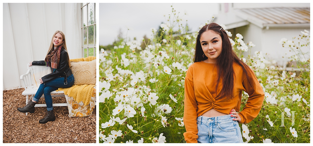 Fall Outfit Ideas for Senior Portraits in Tacoma photographed by Amanda Howse 