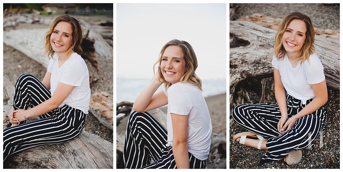 Casual Outfit Inspo for Senior Portraits in Tacoma photographed by Amanda Howse