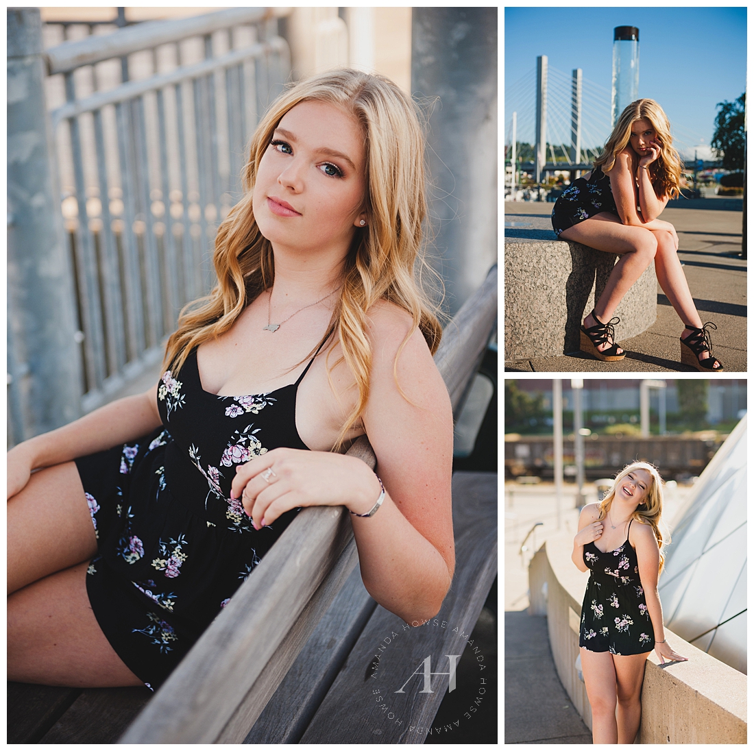 Fun Senior Portraits in Tacoma Photographed by Amanda Howse