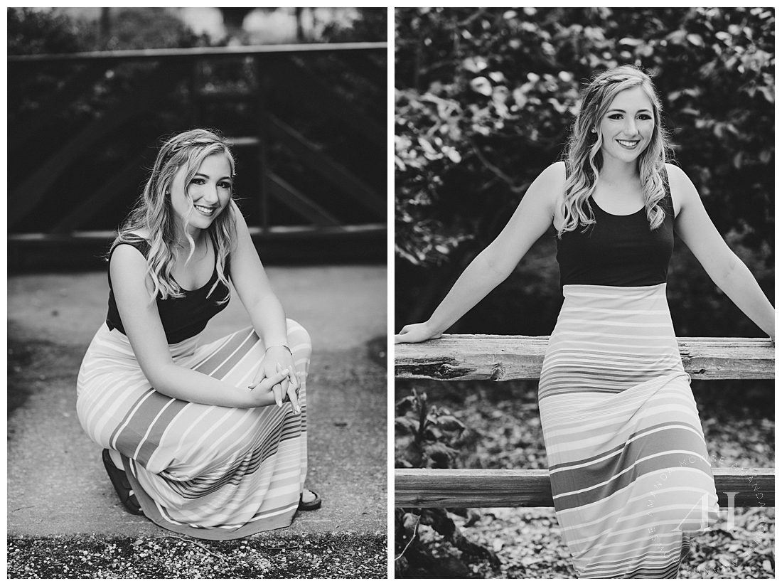 Point Defiance Pagoda Senior Session with Outfit Inspo and Fun Poses Photographed by Amanda Howse