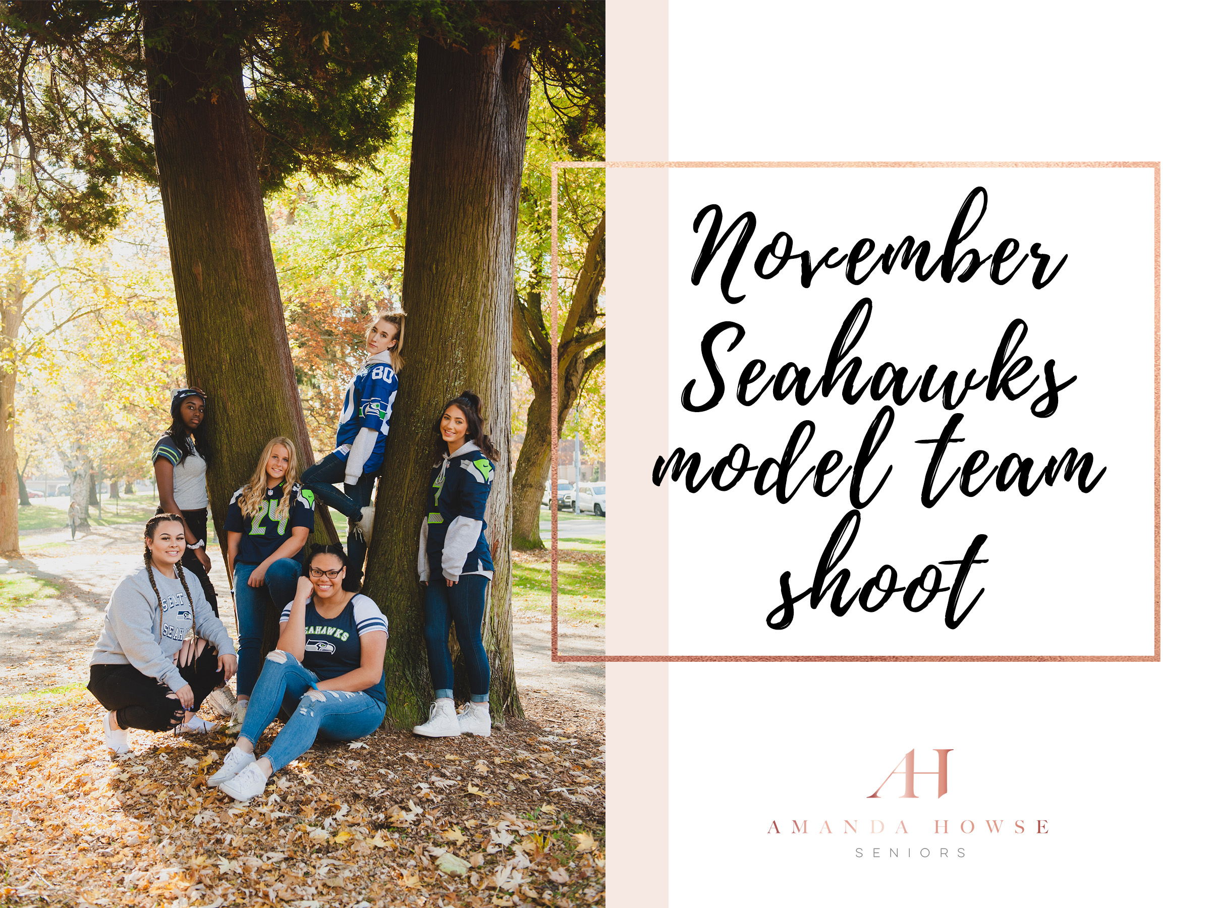 November Seahawks Model Team Shoot Photographed by Amanda Howse