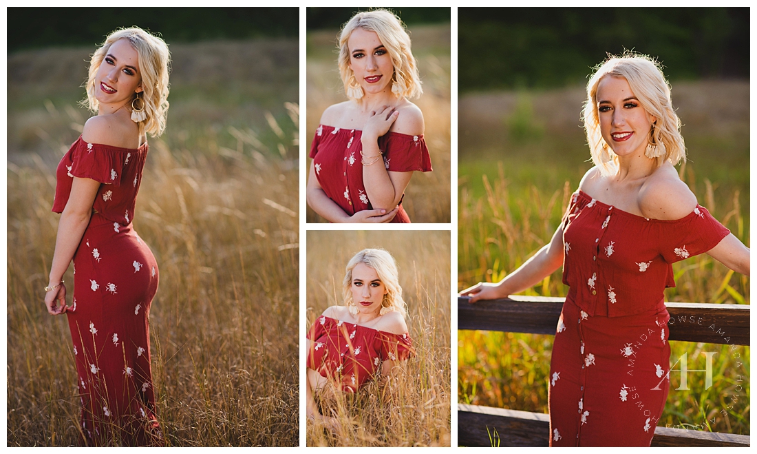 Rustic Senior Portraits with Country Style and Outfit Inspiration Photographed by Tacoma Senior Photographer Amanda Howse