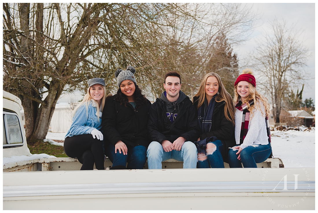 Group Portrait Session with the AHP Model Team Photographed by Tacoma Senior Photographer Amanda Howse