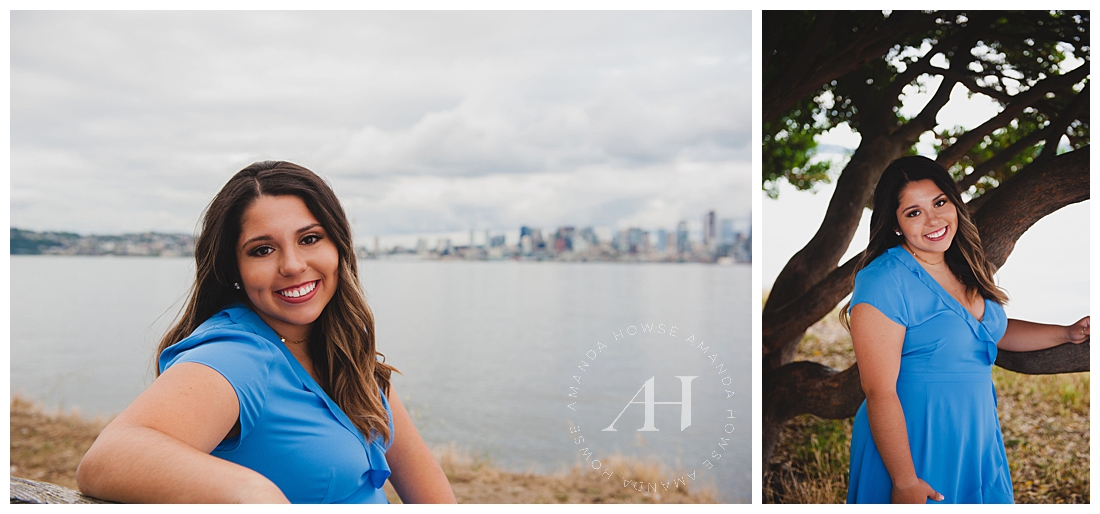 Alki Beach Portraits Photographed by Tacoma Senior Photographer Amanda Howse
