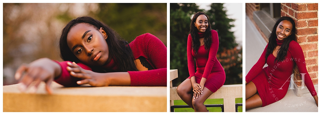 Casual Pose and Outfit Ideas for High School Senior Girls in Point Defiance | Photographed by Tacoma Senior Photographer Amanda Howse