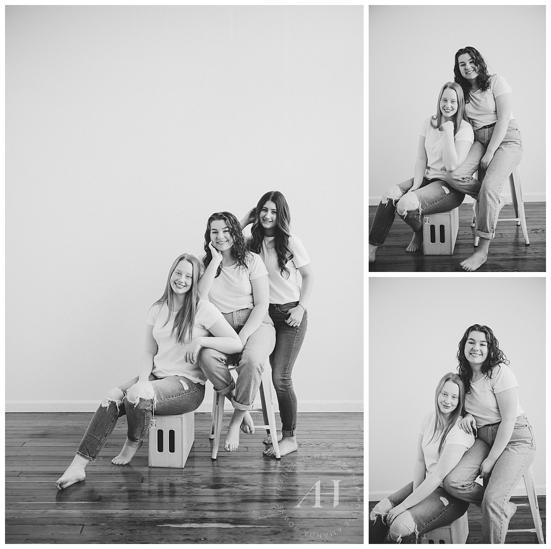 Group portrait session for the AHP model team inspired by Project Beauty | Photographed by Tacoma Senior Photographer Amanda Howse