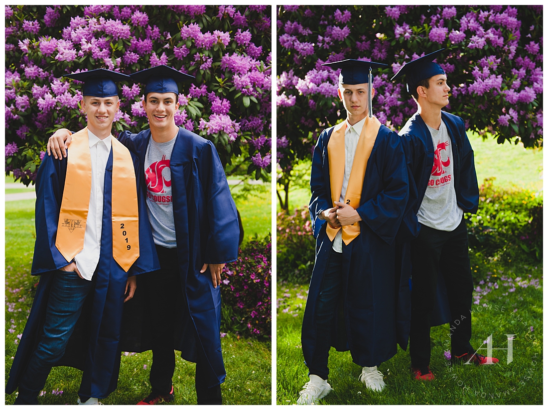 Best friend photoshoot for graduating seniors photographed by Tacoma photographer Amanda Howse