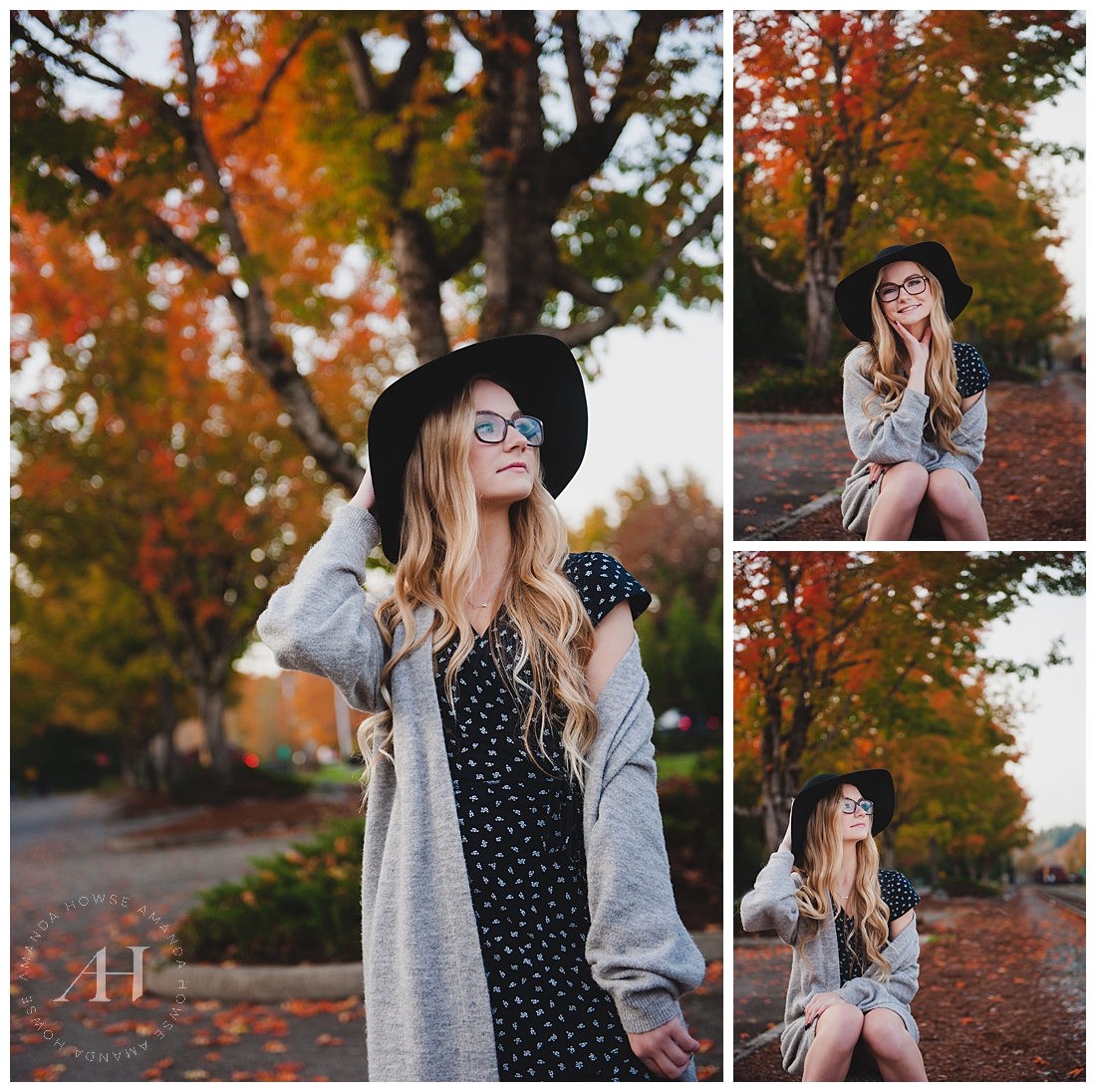 Fun Senior Portraits with Fall Colors | Photographed by Amanda Howse
