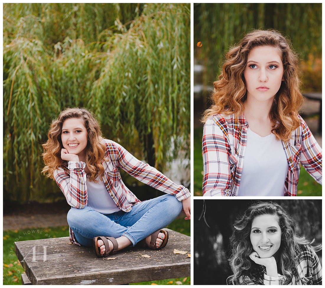 Wright Park Senior Portraits | What to Wear to an Autumn Portrait Session | Amanda Howse Photography