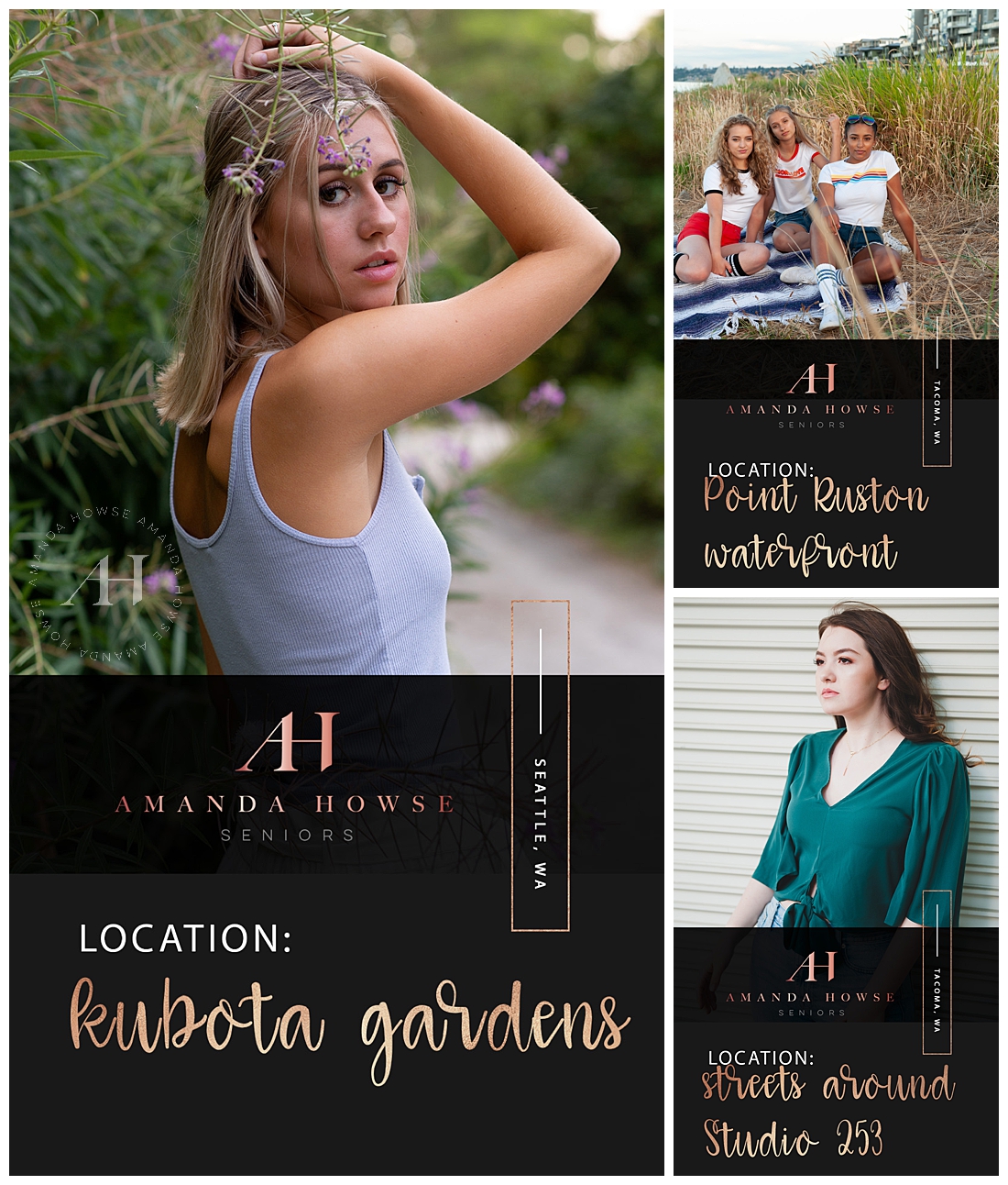Location Ideas for Senior Portraits in Tacoma | How to Pick Your Photographer | Photographed by Tacoma Senior Photographer Amanda Howse 