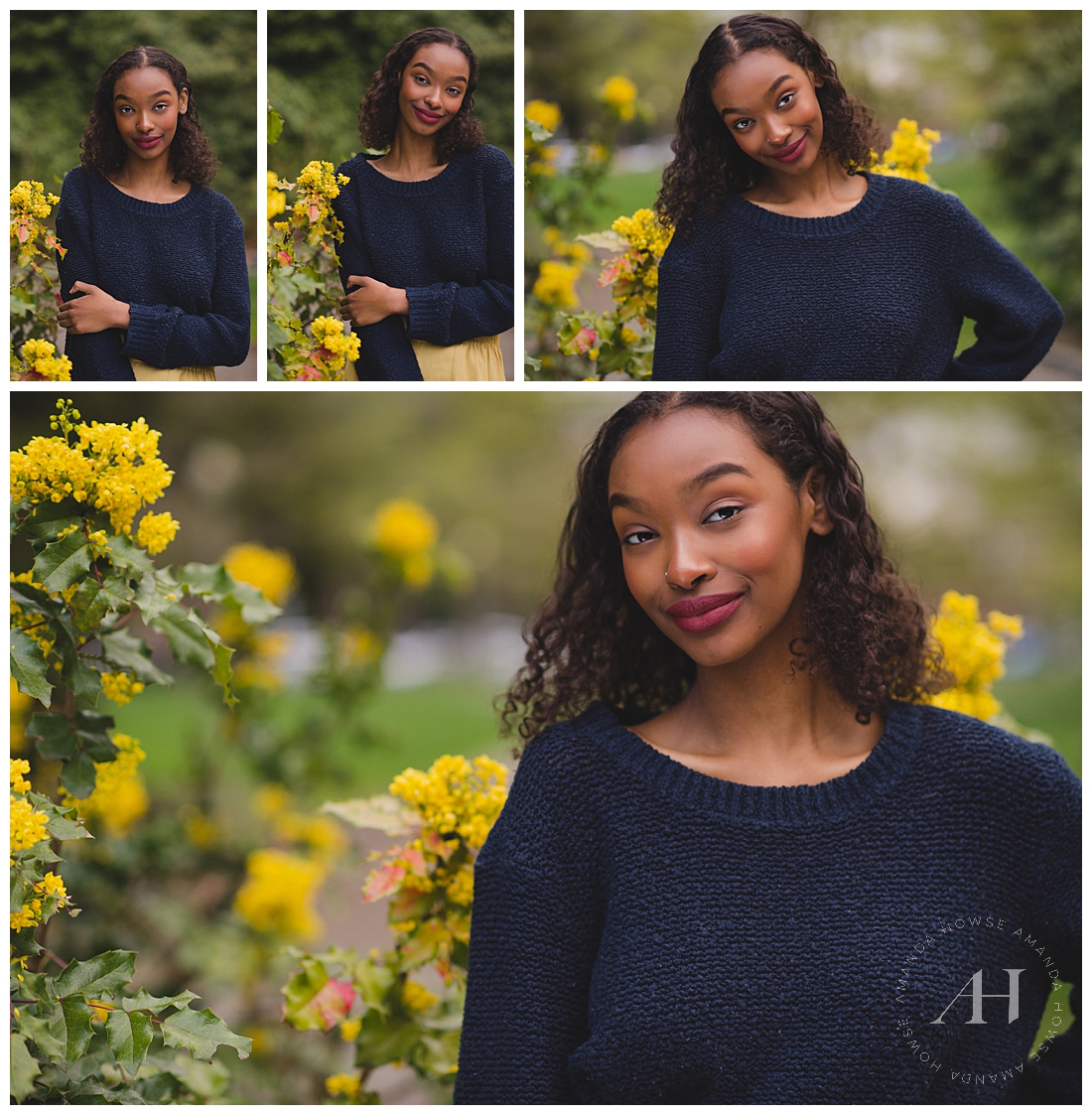 Spring Senior Portraits in the Best Outdoor Tacoma Park | Photographed by Tacoma Senior Photographer Amanda Howse