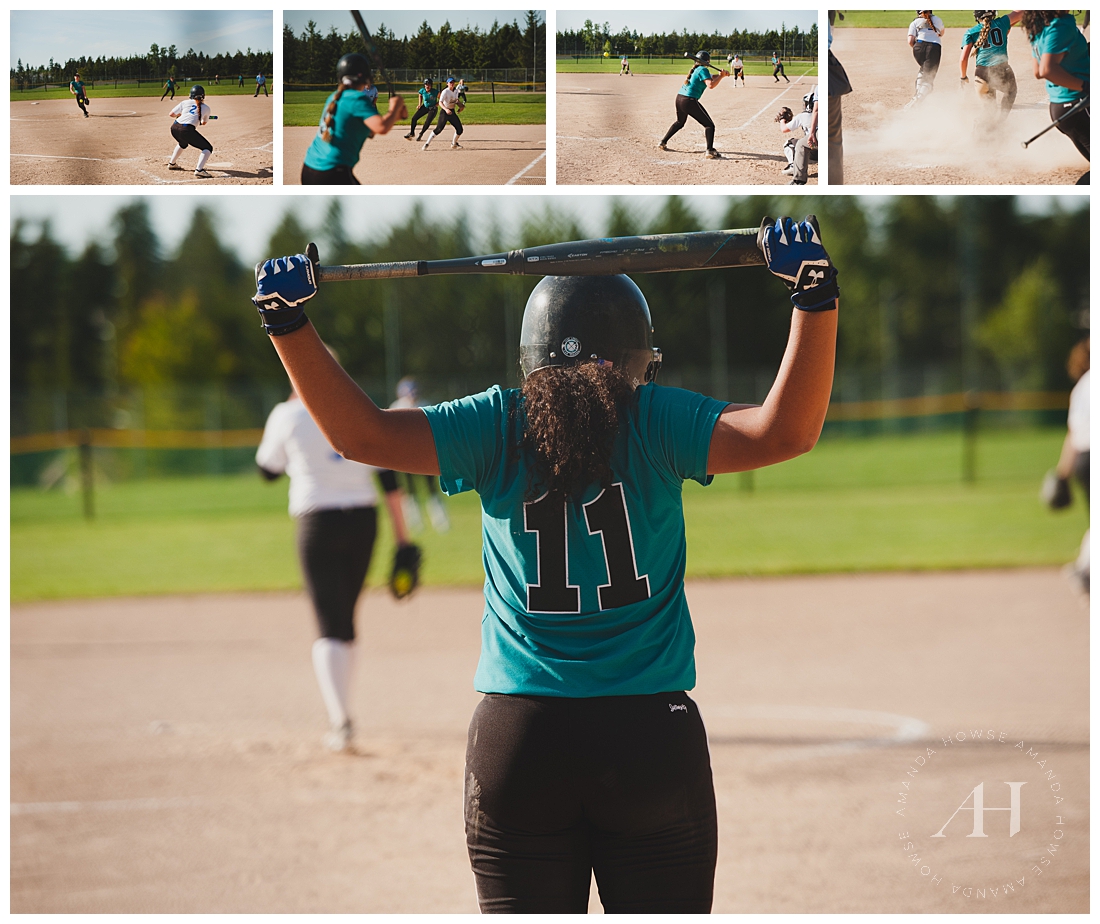 Candid Softball Portraits | Tacoma Senior Photographer Amanda Howse