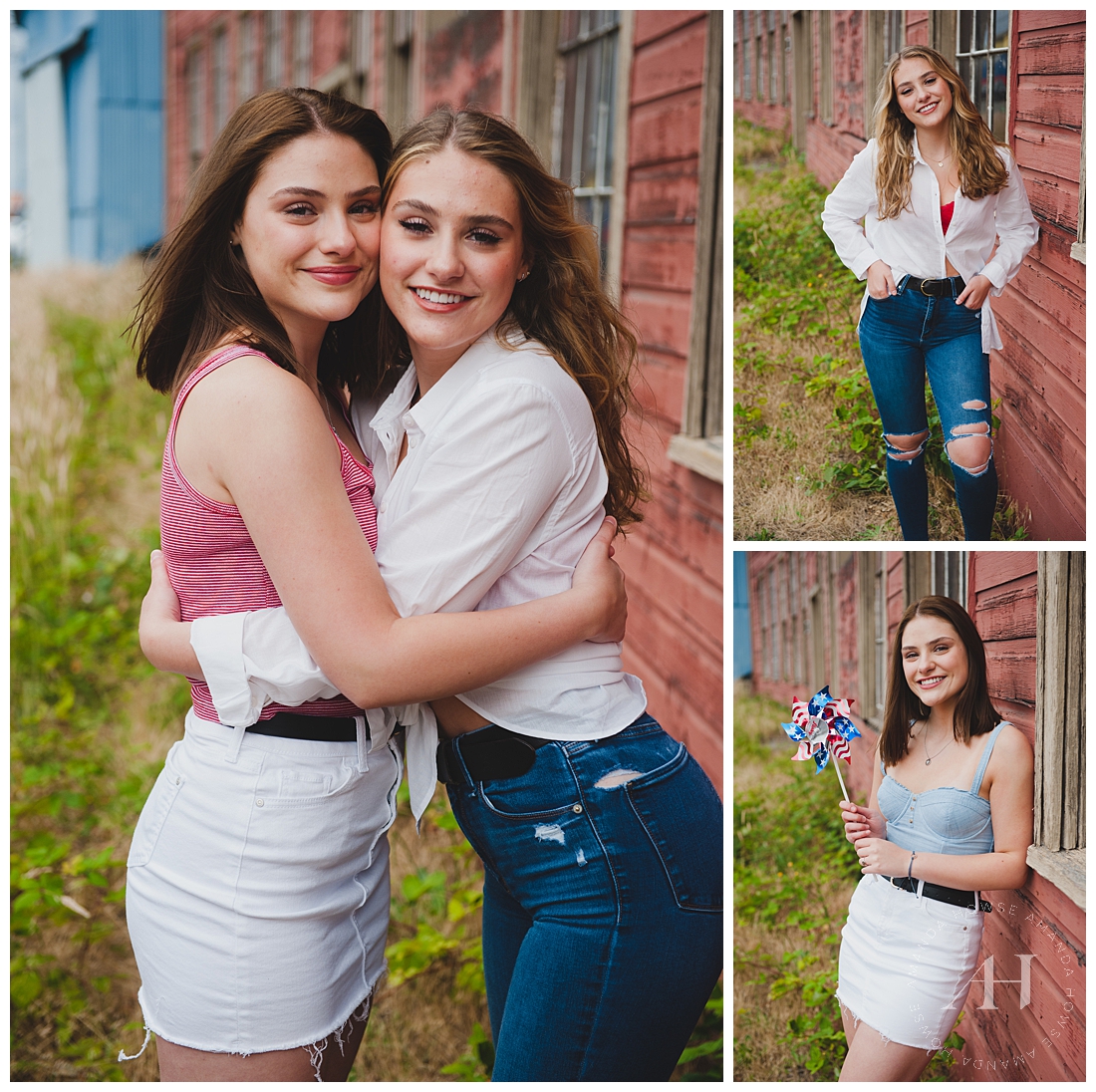 Cute BFF Photoshoot with Outfit Ideas | Photographed by Tacoma Senior Photographer Amanda Howse