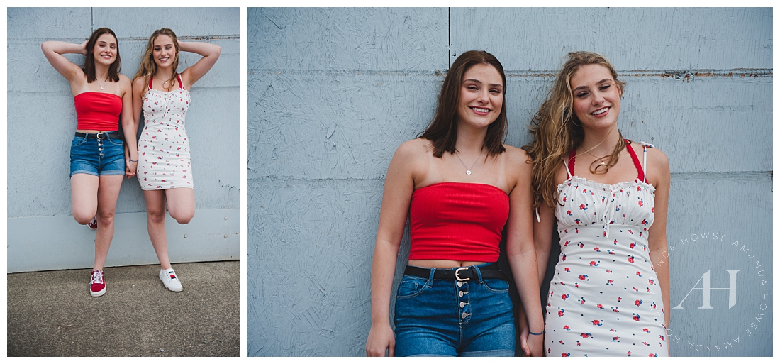 Cute Patriotic Outfit Ideas for High School Seniors | Photographed by Tacoma Senior Photographer Amanda Howse