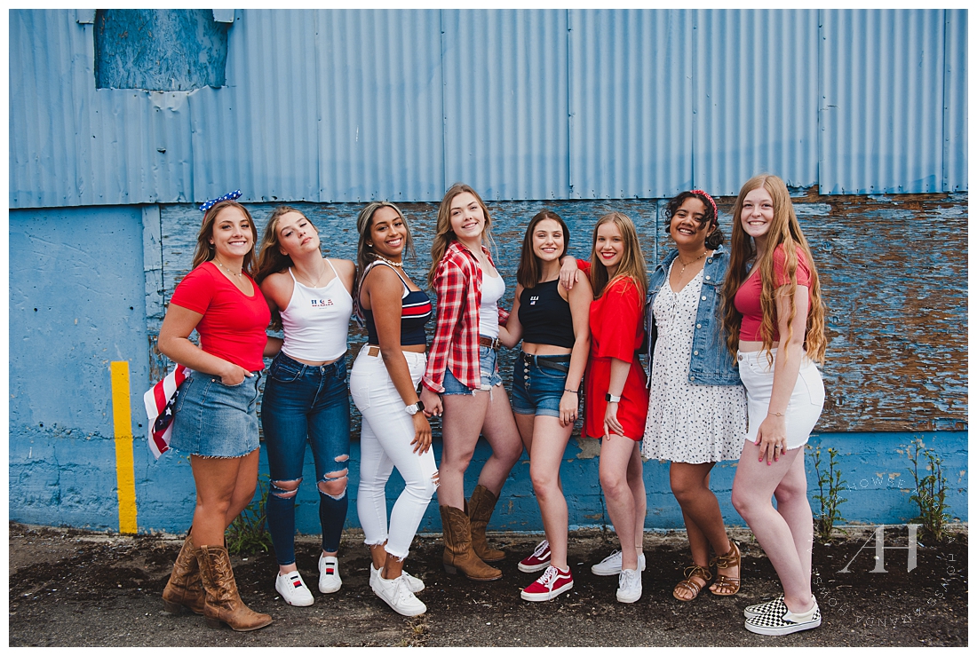 Casual Summer Barbecue Outfits | AHP Model Team | Photographed by Tacoma Senior Photographer Amanda Howse