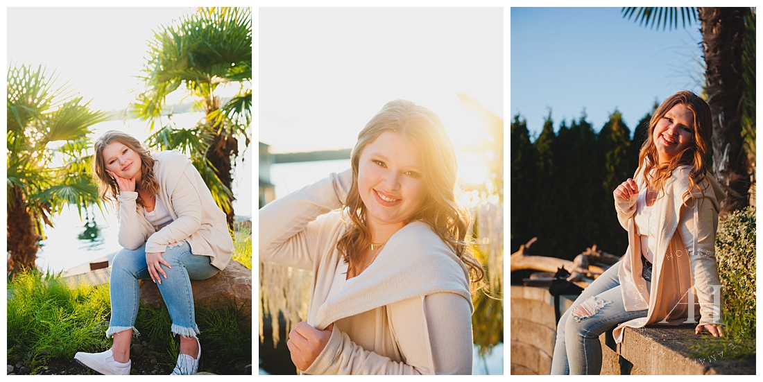 Golden Hour with a High School Senior | Lake Tapps Senior Portrait Session | Tacoma Senior Portraits by Amanda Howse