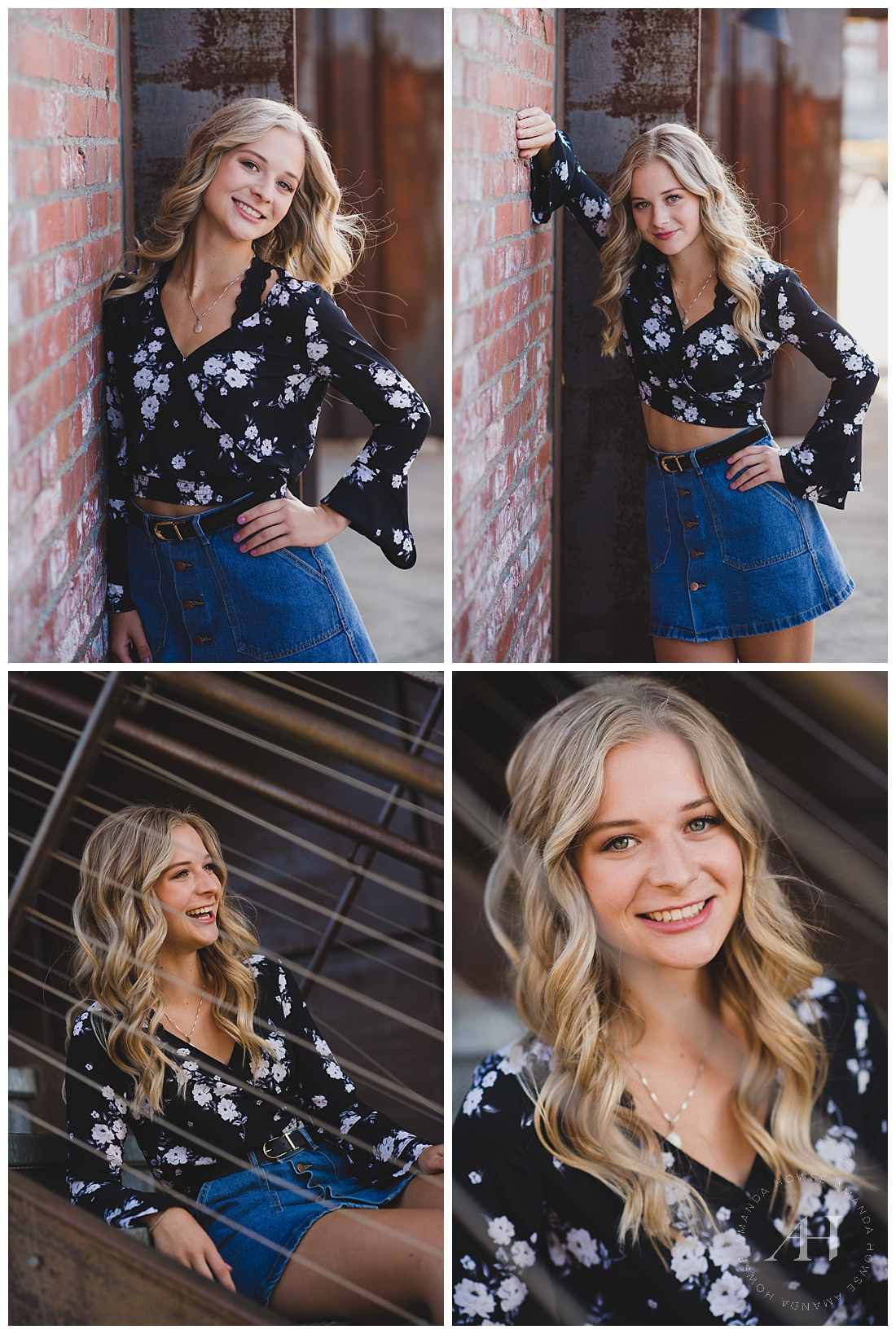Floral Outfit Ideas for Senior Portraits | Photography by Amanda Howse