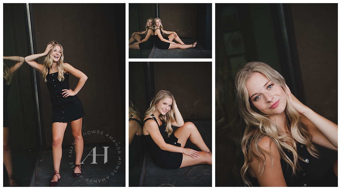 Chic Senior Portraits at the Museum of Glass in Tacoma | Pose Ideas for Senior Girls | Amanda Howse Photography