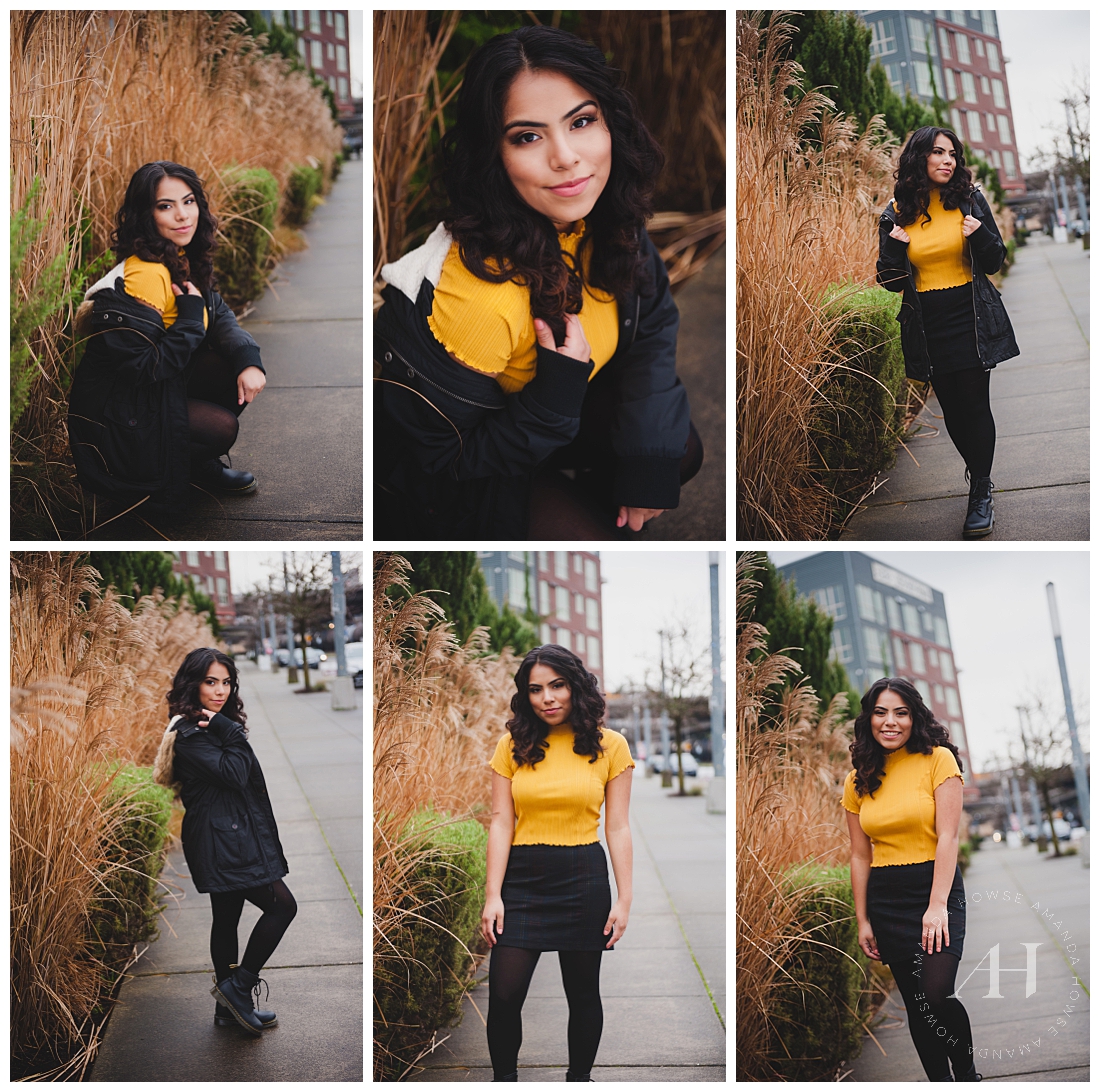 Modern Portraits outside the Tacoma Museum of Glass | Photographed by the Best Senior Photographer Amanda Howse