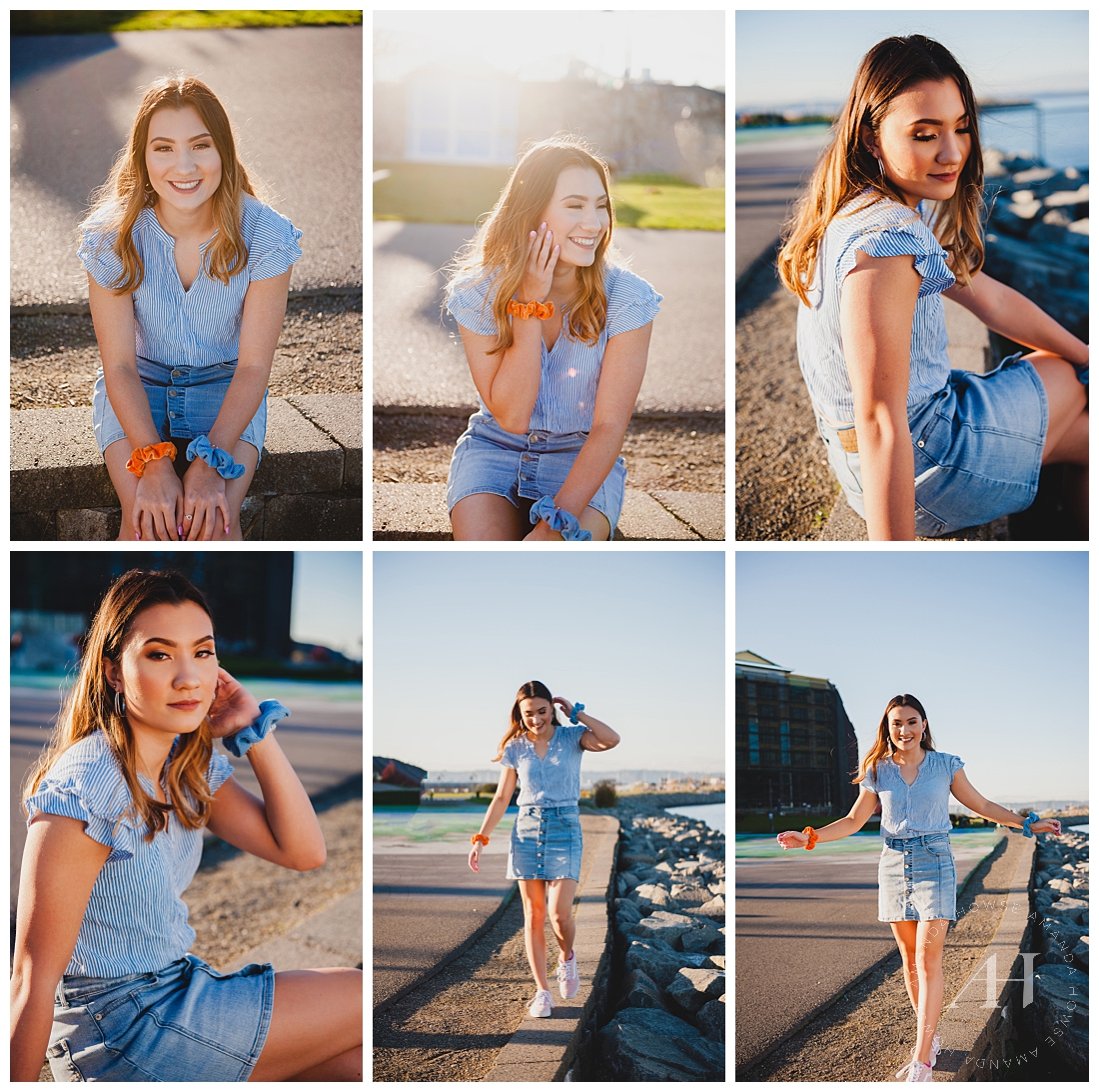 Pose Ideas for Modern Senior Portraits | Photographed by Amanda Howse