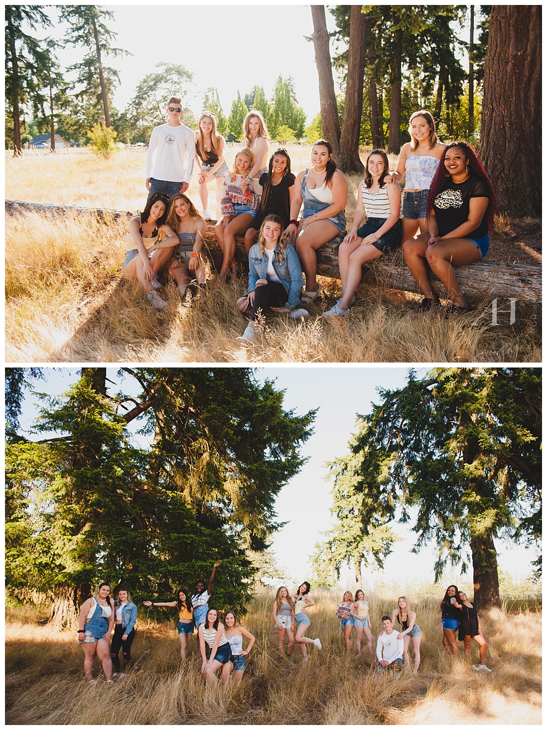 AHP Model Team Group Portrait at Ft. Stilly | Best Tacoma Senior Photographer Amanda Howse