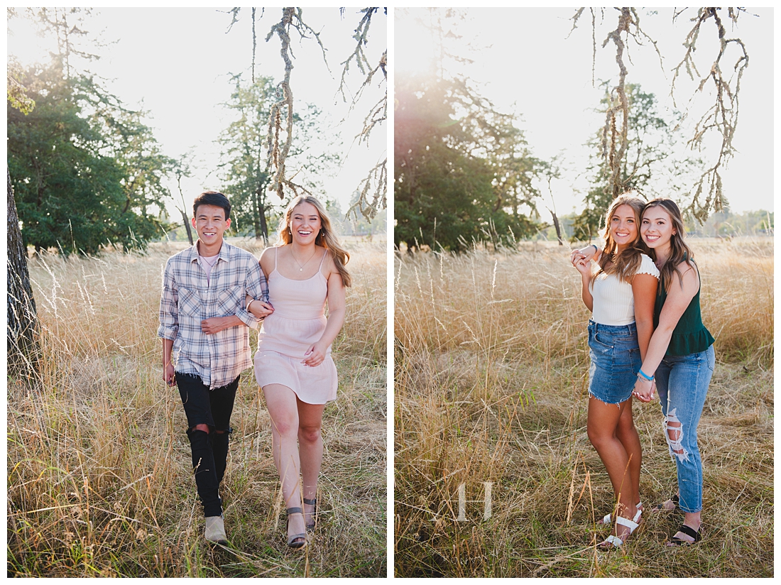 Pose Ideas for Friendship Portraits | Photographed by Amanda Howse | Tacoma Senior Photographer