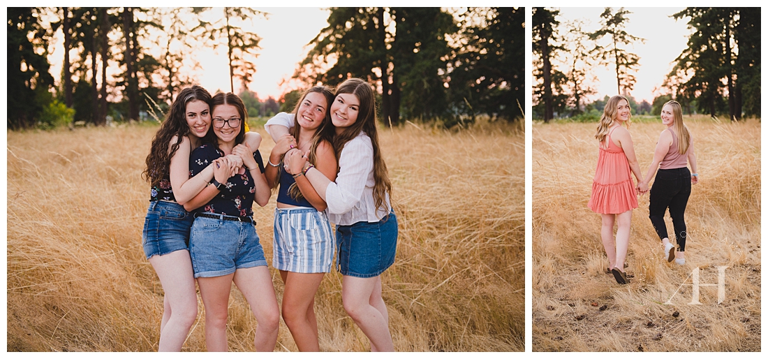 Fun Friendship Portrait Sessions Photographed by Tacoma Senior Photographer Amanda Howse