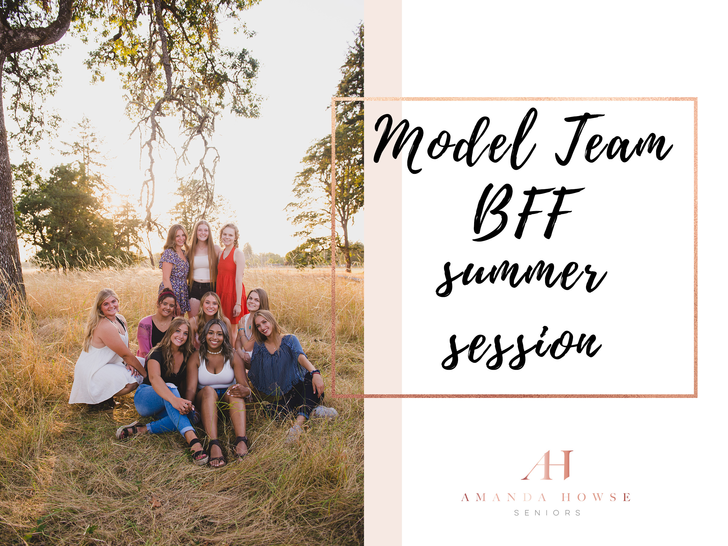 Fort Steilacoom BFF Portrait Sessions with the AHP Model Team | Photographed by Tacoma Senior Photographer Amanda Howse