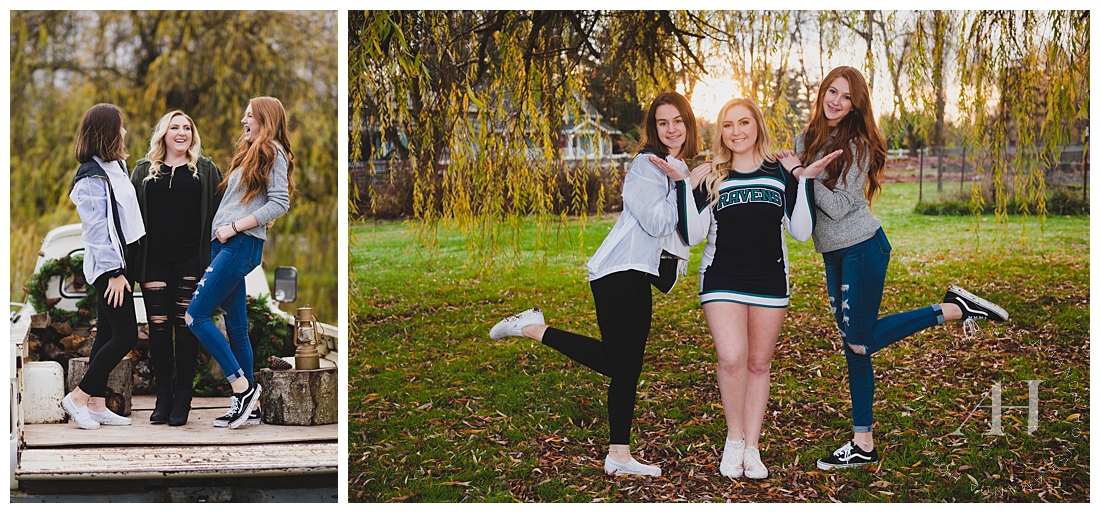 Cheerleader Portraits for High School Seniors | Amanda Howse Photography