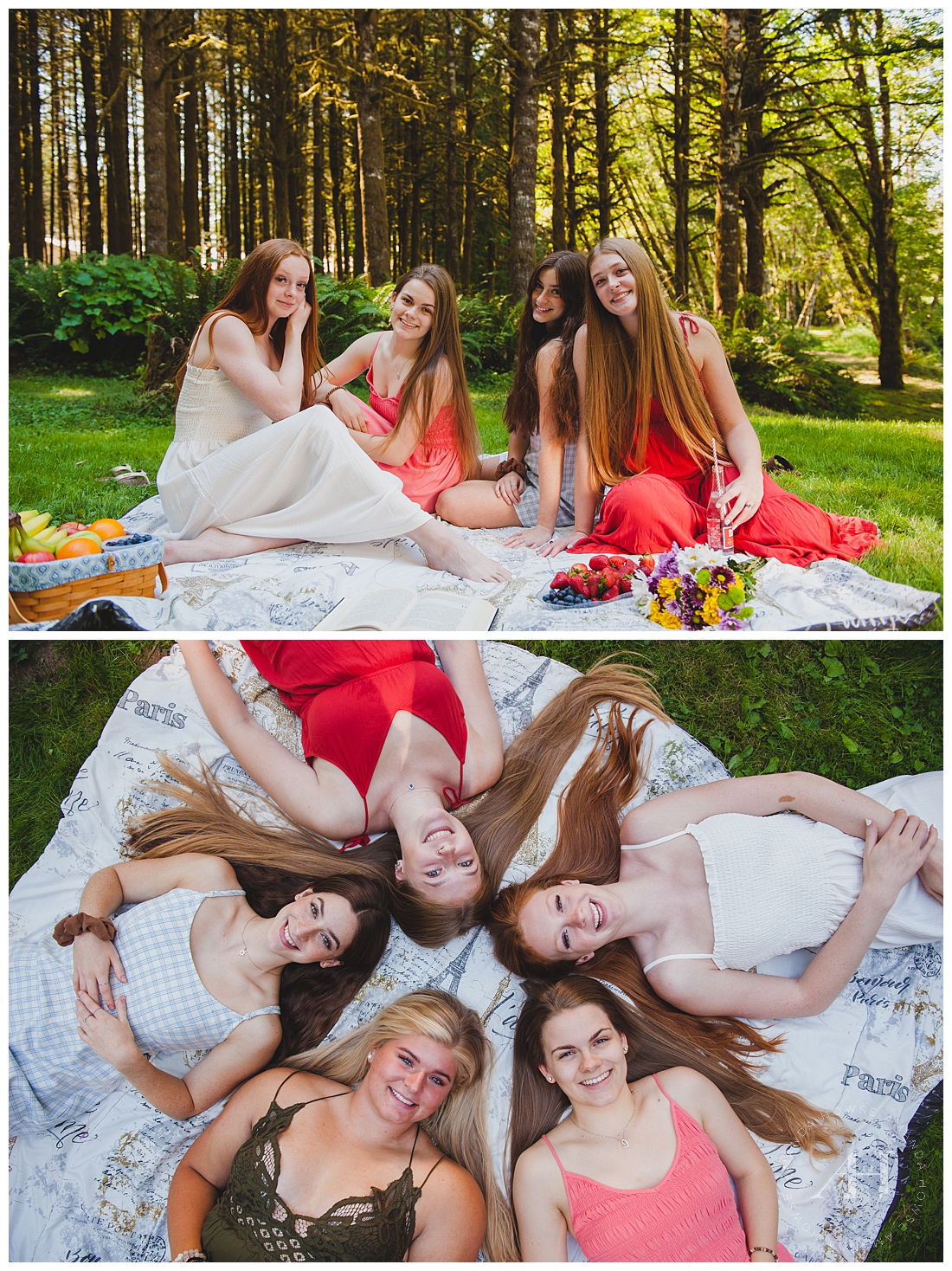 Senior Picnic for the AHP Model Team End of Summer Photoshoot | Photographed by Amanda Howse 