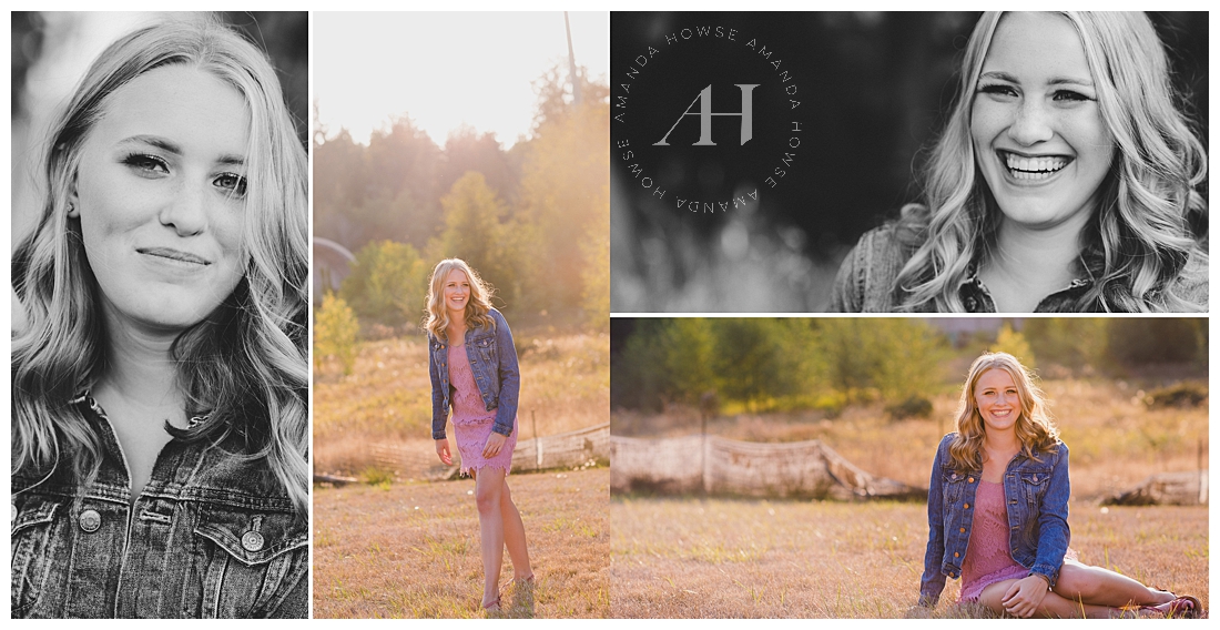 Senior Portrait Collage for Heirloom Album | Tacoma Senior Photographer Amanda Howse