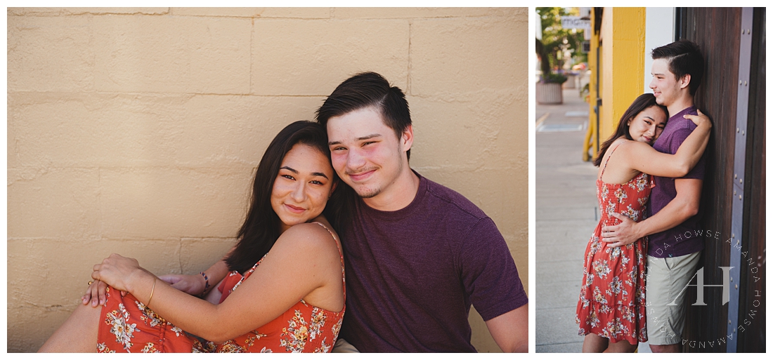 High School Sweetheart Portraits | Photographed in Downtown Tacoma by the Best Senior Portrait Photographer Amanda Howse