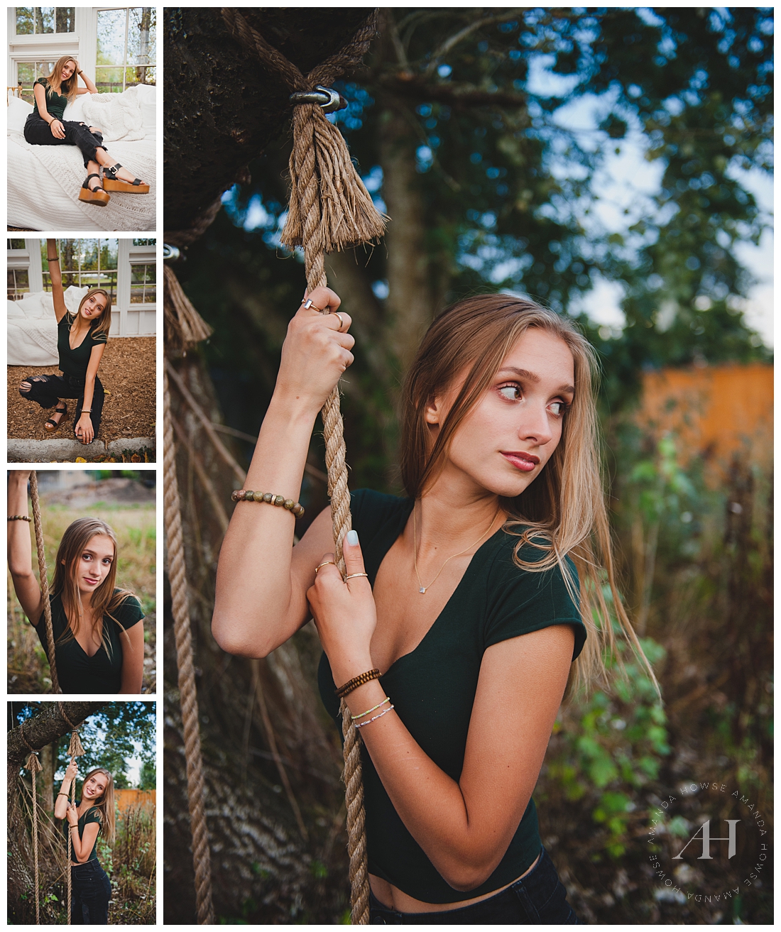 The Best Outdoor Location for Senior Photos in Tacoma | Photographed by Amanda Howse