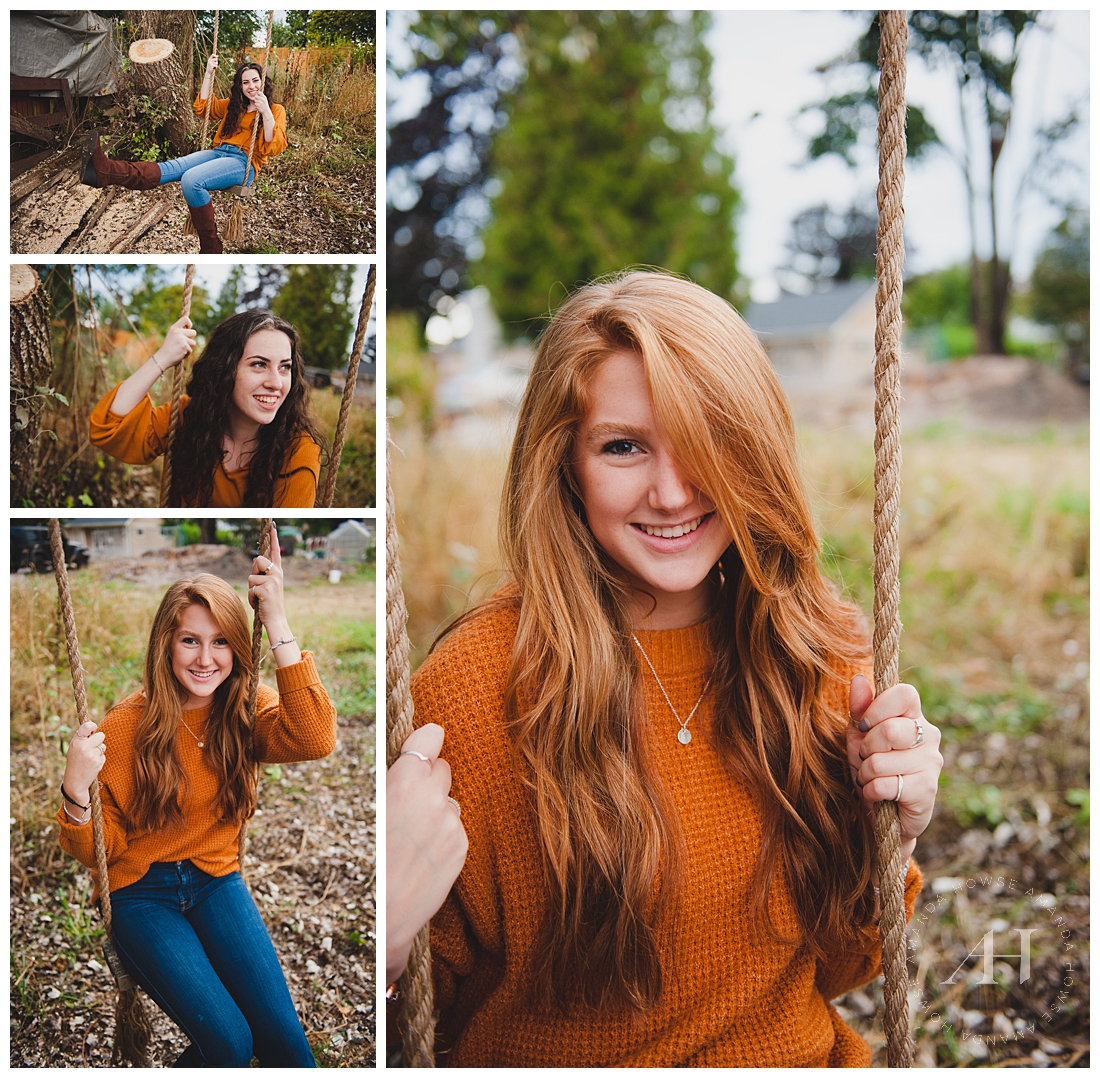 Rustic Fall Portraits with High School Senior Girls | Tacoma Senior Photographer Amanda Howse