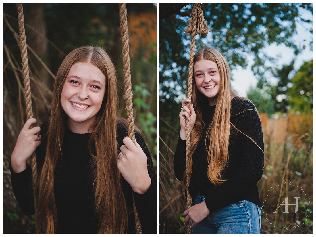Outdoor Locations for Senior Portraits in Tacoma | Wild Hearts Farm Session Photographed by Amanda Howse