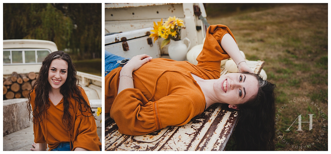 The Best Outfits and Decor for a Fall Themed Shoot | Photographed by Tacoma Senior Portrait Photographer Amanda Howse