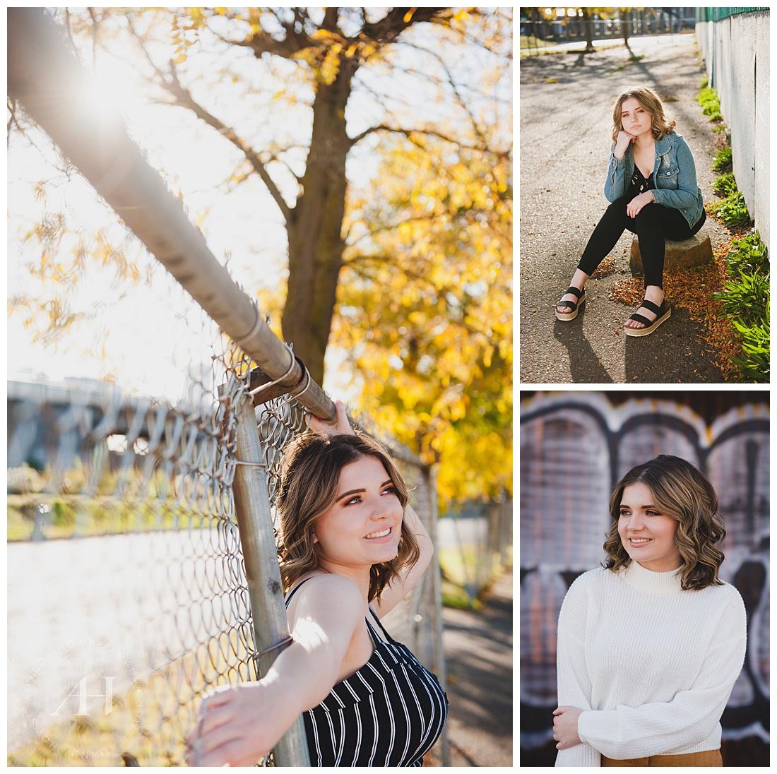 Fall Senior Portraits with Gorgeous Colors | Outdoor Locations for PNW Senior Portraits | Photographed by Amanda Howse
