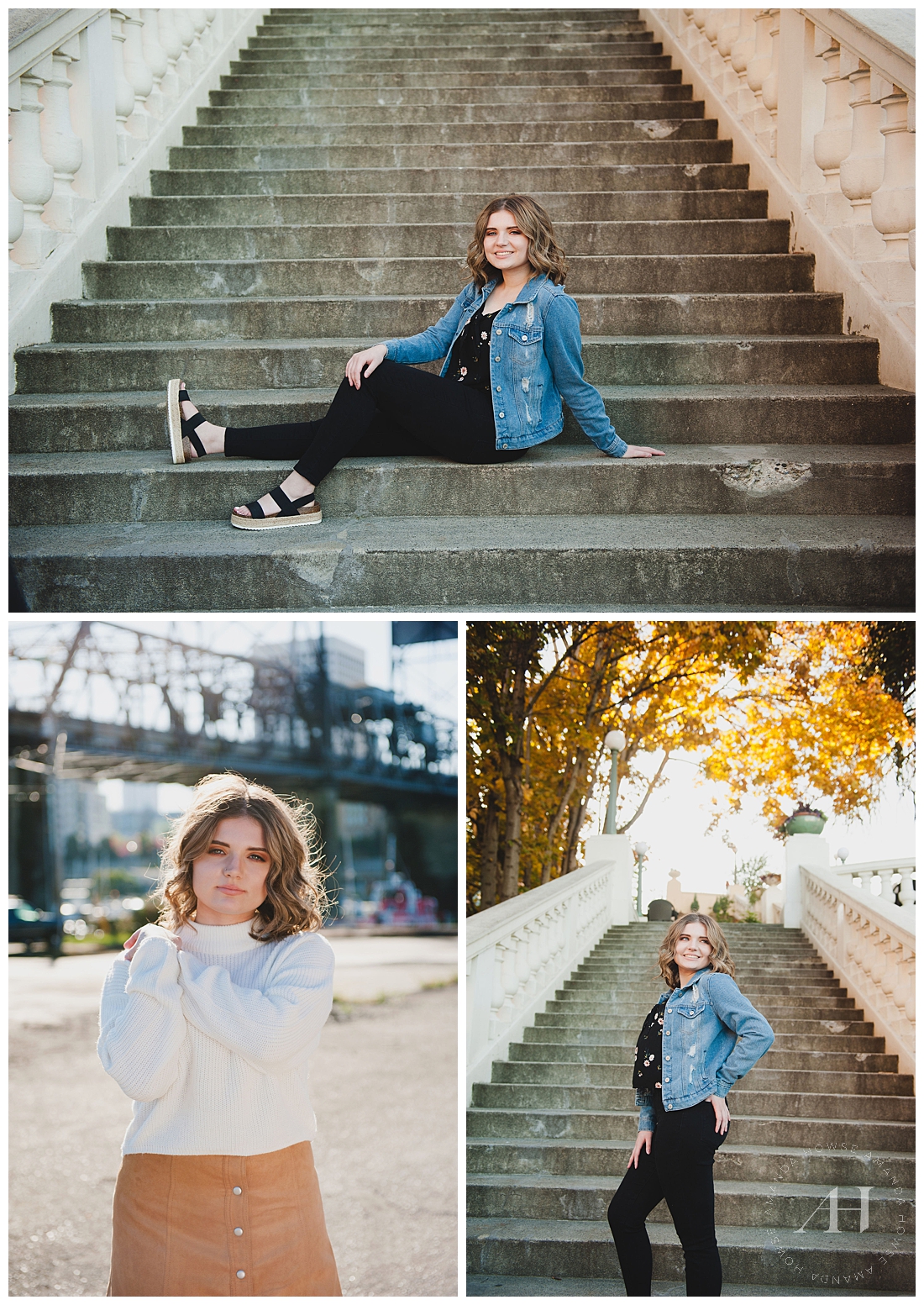 The Best Locations for Tacoma Senior Portraits in Fall | A Seasonal Guide for Senior Portraits | Photographed by Tacoma Senior Photographer Amanda Howse