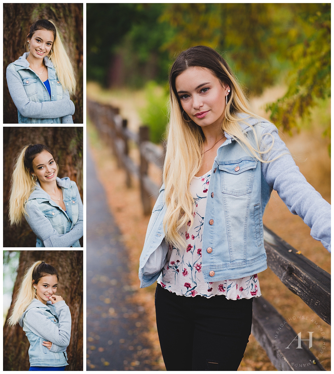 How to Layer Outfits for Senior Portraits | Rustic Outdoor Portraits with Outfit Inspo, Pose Ideas for Senior Girls | Photographed by the Best Tacoma Senior Photographer Amanda Howse
