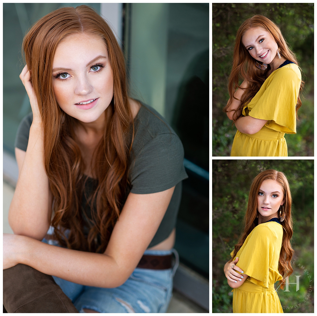 Senior Portraits with High School Senior Girl | Pose Ideas, Outfit Inspiration, Workshops for Senior Photographers | Photographed by Amanda Howse