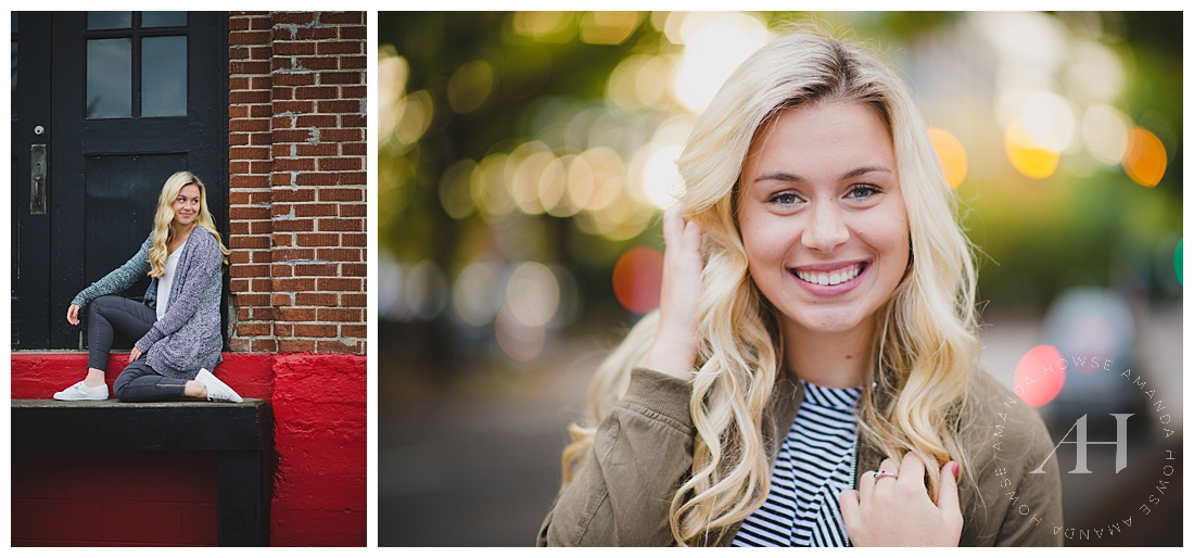 How to Pose for Senior Portraits | Natural, Candid Pose Ideas for Senior Girls | Photographed by the best Tacoma Senior Portrait Photographer Amanda Howse