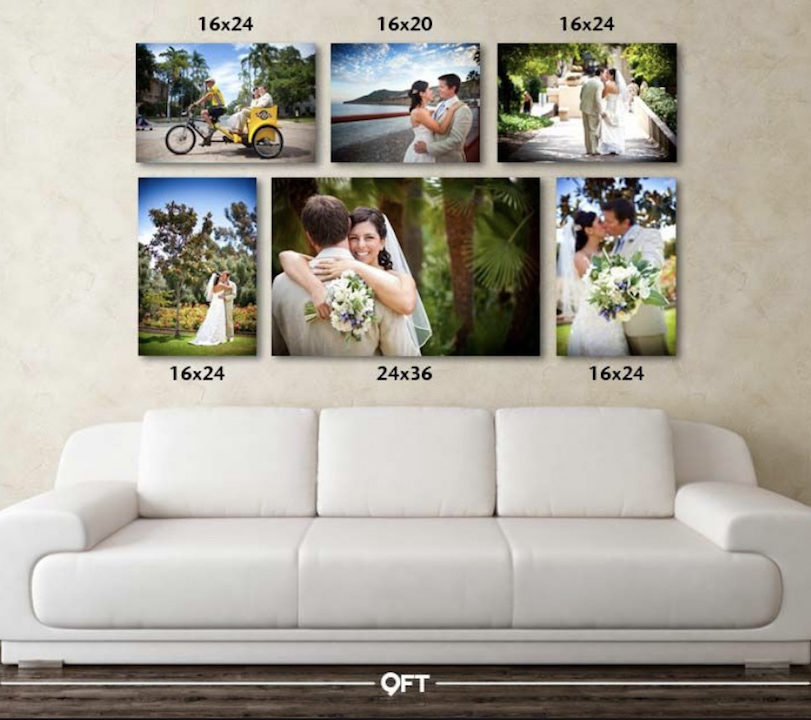 Canvas Sizes for Gallery Wall | Amanda Howse Photography