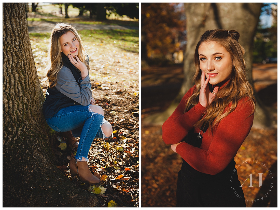 Golden Hour Senior Portraits | Outfit Ideas for Senior Portraits, Poses for Senior Girls, Where to Take Senior Portraits in Tacoma | Photographed by the Best Tacoma Senior Photographer Amanda Howse