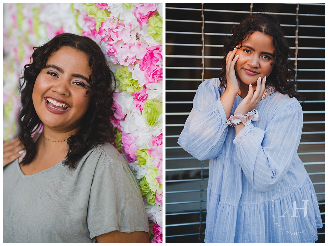 Indoor and Outdoor Senior Portraits in Tacoma | Pose Ideas for High School Seniors with Outfit Inspiration and Location Ideas | Photographed by the Best Tacoma Senior Portrait Photographer Amanda Howse