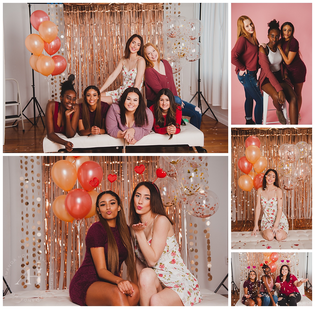 Hearts Themed Valentine's Day Portraits | Photographed by the Best Tacoma Senior Photographer Amanda Howse